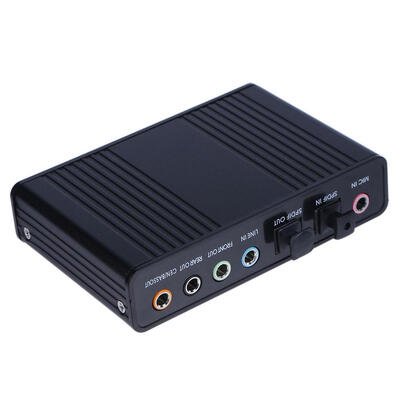 

USB 6 Channel 51 External Optical Audio Sound Card for Notebook PC