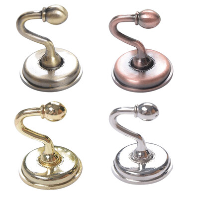 

1 Pair Metal Curtain Holdback Round Wall Tie Back Hanger Holder Window Curtain Hooks