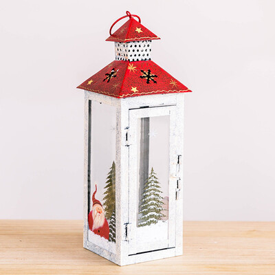 

〖Follure〗Windproof Candle Holder Ornaments Christmas Lights Candlestick Crafts Home Decor