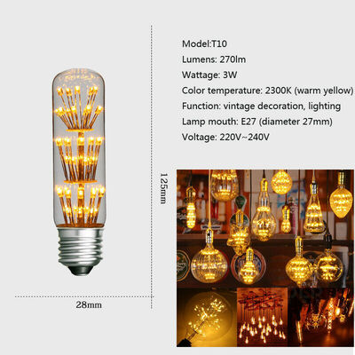 

E27 Vintage Retro Filament Edison Screw Antique Industrial Lamp Light Bulb 3W US