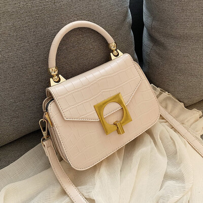 

Crocodile organ bag 2019 new temperament fashion shoulder Messenger bag handbag womens small bag tide