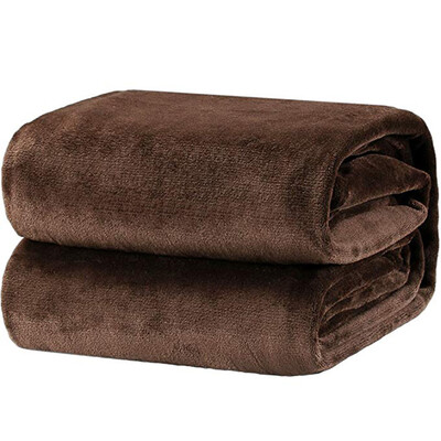 

Toponeto Super Soft Warm Solid Warm Micro Plush Fleece Blanket Throw Rug Sofa Bedding