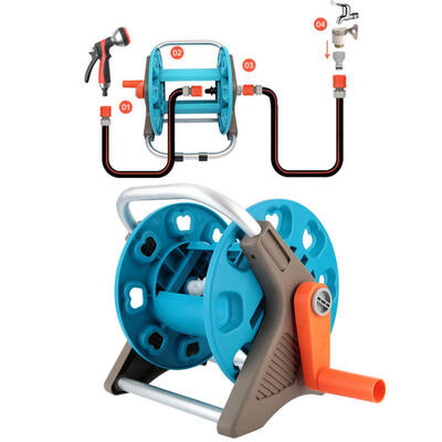 

Greensen G12 Water Pipe Garden Watering Trolley Reel Hose Rack Storage Holder Rack
