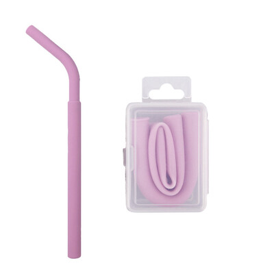 

Toponeto Portable Reusable Washable Food Grade Silicone Drinking Bent Straws With Box