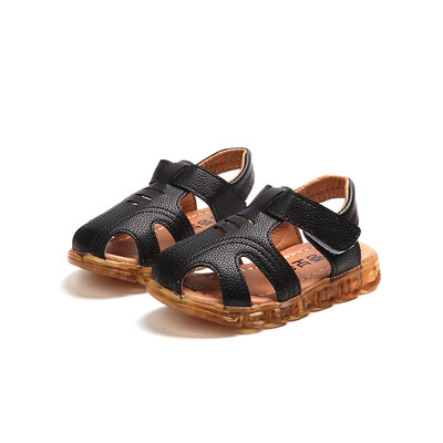 

Boy Soft Sole Sandals Anti-slip Led Light Luminous Kids Sport Sandals Sneaker Shoes 1-35T 2019 New Children Shoes
