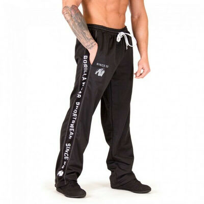 

Mens Casual Fitness Pants Sweatpant Loose Sports Gym Tracksuit Workout Bottoms