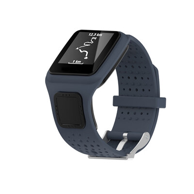 

〖Follure〗Replacement Silicone Band Strap For TomTom Multi Sport Cardio GPS Watch BK