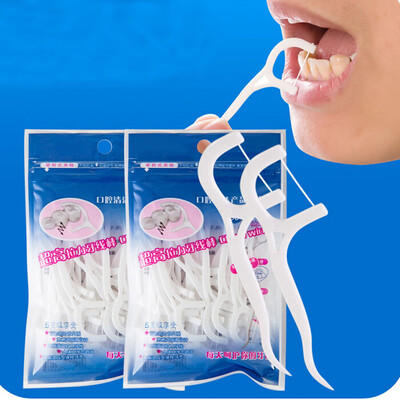 

Siaonvr Healthy Dental Teeth Floss Flosser Flossing Brush Toothpick Teeth Cleaning
