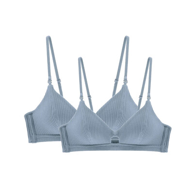 

Toponeto Slim Cotton Comfortable Vest Ventilation Cup Teenage Sports Underwear Sexy Bra