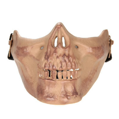 

Outdoor Wargame Tactical Mask Lower Half Face Protective Mask Guard Airsoft Paintball CS Army Mask Halloween Party Cosplay Mask