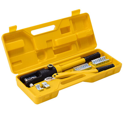 

16 Ton Cable Lug Hydraulic Wire Terminal Crimper with Dies