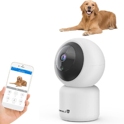 

Q3 Pet Camera Dog Camera WiFi Camera 1080P CCTV Camera IR Night Vision Motion Tracking Alert Baby Monitor Home Security for Cats D
