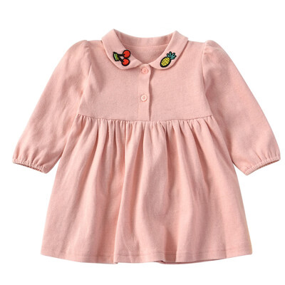 

Autumn Girl Dress Children Girls Clothes Long Sleeve Princess Casual Turndown Collar Dress for Girls Fashion Girls Clothing