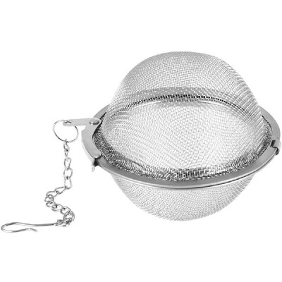

4 Sizes 304 Stainless Steel Round Ball Tea Infuser Mesh Holes Chain Sphere Coffee Herbal Filter Strainer Cooking Tools