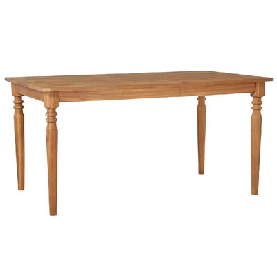 

Outdoor Dining Table Solid Acacia Wood 59"x354"x295