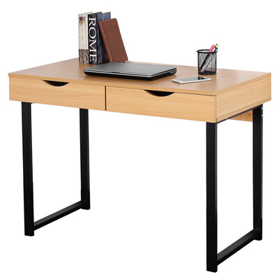 

Modern Computer Desk with Two Drawers