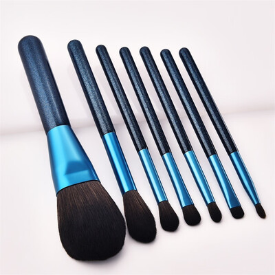 

〖Follure〗7 Pcs Bluestone Foundation Eyeshadow Brush Makeup Brush Set