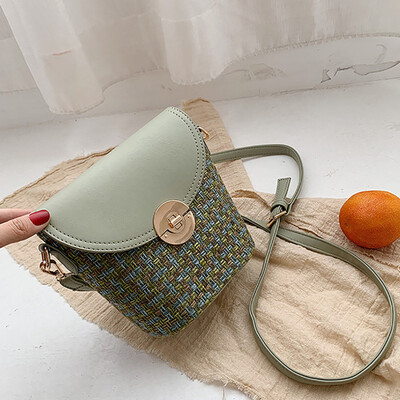 

Tailored Womens Fashion Coin Purse Flap Bag Patchwork Casual Hasp Bag Shoulder Bag