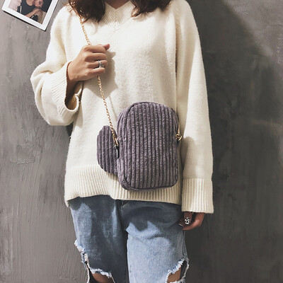 

Tailored Women Canvas Small Bag Simple Cactus Wild Cute Shoulder Bag Messenger Bag