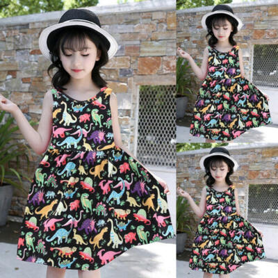 

Kids Princess Baby Girls Dress Flower Party Pageant Gown Formal Dresses Sundress
