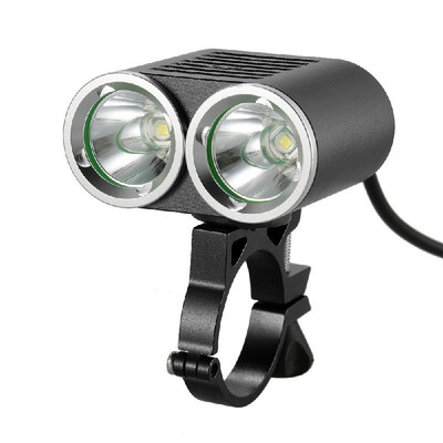 

Front Handlebar USB Bike Light 2400 Lumens Powerful Super Bright LED Cycling Safety Flashlight Double Lights Bicycle Light Waterpr