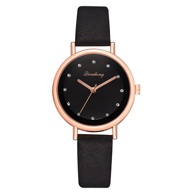 

Fashion ladies new high-grade diamonds English watch wish hot color simple casual casual wild watches
