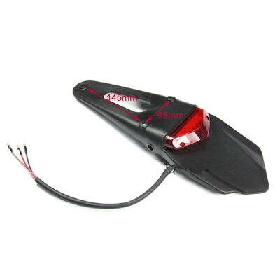 

Universal Motorbike LED Brake Taillight Fender Motorcycle Back Splash Guard Motocross Dirt Bike Motorbike
