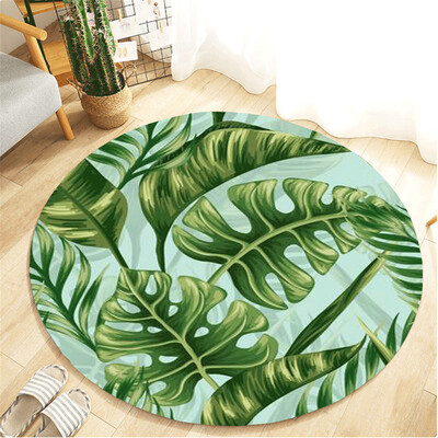 

〖Follure〗Botany Elements Blanket Round Bathroom carpet 55cm