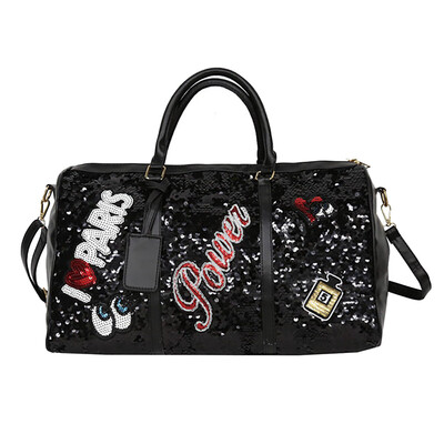 

Tailored Unisex Fashion Leisure Bling Large Capacity Handbag Travel Luggage Bag