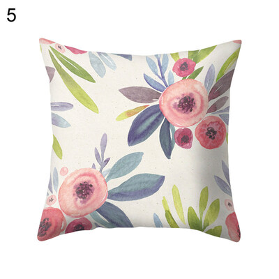 

Spring Flower Leaf Pillow Case Cushion Cover Sofa Bed Car Cafe Office Decoration