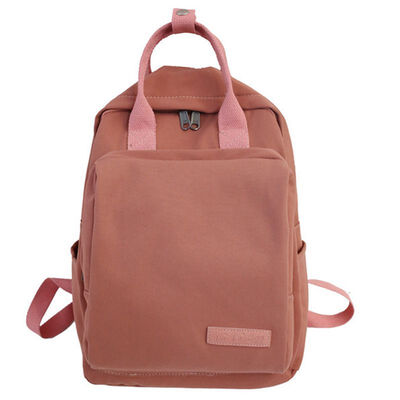 

Ancient sense of girl bag girl Korean version of college students backpackhigh school Science Department campus simple hundred ins