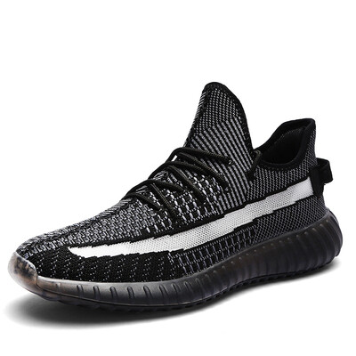 

Flying woven sports shoes trend mens shoes breathable casual travel shoes wear