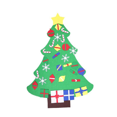 

Felt Christmas Tree Children DIY Creative Puzzle Tree for Christmas Party Decoration Kids Christmas Gifts