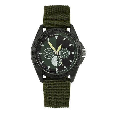 

〖Follure〗New Men Watch Retro Design Nylon Band Analog Alloy Quartz Wrist Watch
