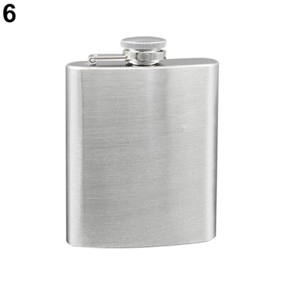 

Portable 4 5 6 7 8 10 Oz Stainless Steel Hip Liquor Whiskey Alcohol Flask Cap
