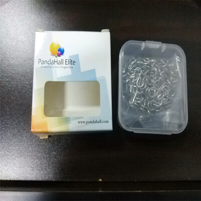 

PH PANDAHALL 150 Pcs 304 Stainless Steel Mini  Hooks Connectors Hanging Hook Findings For DIY Crafts