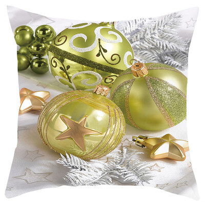 

Siaonvr Merry Christmas Short Plush Pillowcase Sofa Pad Set Home Decoration 18x18 Inch