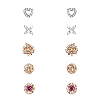 

Fashion Alloy Embedded Crystal Tassel Drop Earrings Ear Studs Pendant Earrings for Women Jewelry