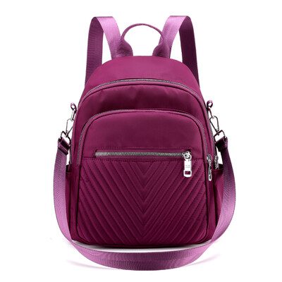 

Casual double-shoulder bag womens car fashion small backpack light large-capacity large-capacity canvas bag women