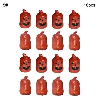 

1216Pcs Mini Simulated Glitter Smile Face Pumpkin Halloween Party Home Decor