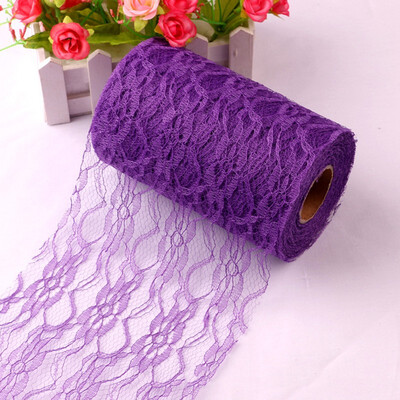 

FUNNYBUNNY 10Yards Vintage Lace Roll Floral Lace Ribbon for Sash DIY Wedding Party Bridal Shower Decorations Gift Bow Craft
