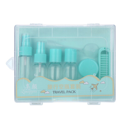 

〖Follure〗10Pcs Clear 50ml Empty Spray Bottle Travel Transparent Plastic Perfume Atomizer
