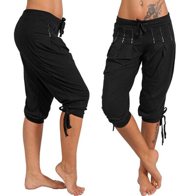 

Tailored New Women Fashion Summer Damenloose Haremshose Capri Baggy Harem Pants