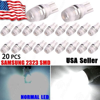 

20pcs Super White High Power T10 Wedge LED Interior Light Bulb W5W 192 168 194