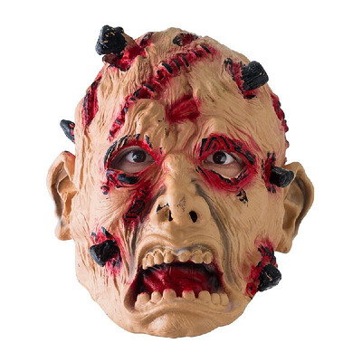 

Haunted House Mask Scary Terror Creepy Cosplay Party Ghost Mask With Red Scar Full Mask Cosplay Party Supplies