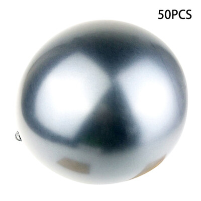 

Gobestart 50Pcs Chrome Shiny Metallic Latex Balloons for Birthday Wedding Grad Party BU