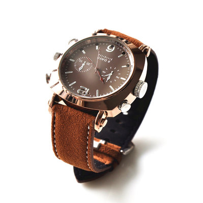 

FOXWEAR HD 1080P 32GB Mens Professional Waterproof Watch Camera Voice Recorder Security Mini Camcoder DVR Leather Wrist Watch