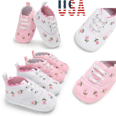 

Flower Baby Infant Kid Girl Soft Sole Crib Toddler Summer Princess Sandals Shoes