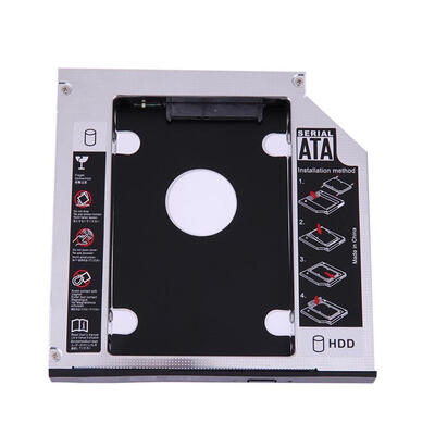 

SATA 2nd HDD SSD Hard Drive Caddy for 127mm Universal CD DVD-ROM Optical