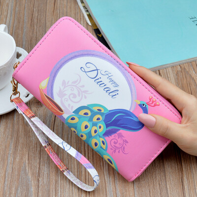

2019 New Style Fashion Hot Women Ladies PU Leather Print Clutch Long Wallet Phone Holder Purse Zipper